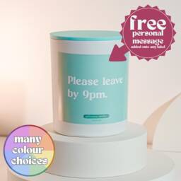 Antisocial Home Candle Housewarming Funny Joke For New House Gift Couple Newlywed Anxiety Dry Humour Rude - thumbnail 2