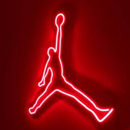 Air Jordan Neon Sign Wall Decor Michael Decoration Led Sign. Gift - thumbnail 2