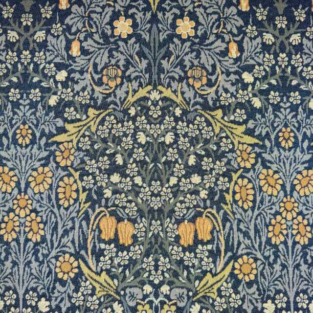 Custom Made William Morris Blackthorne Slate Blackout/Lining Curtains Pinch /Triple Pleat - image 1