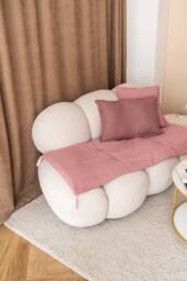 Linen Sofa Cover, Slipcover Cover Protector, Slipcover Custom Size With Tassels