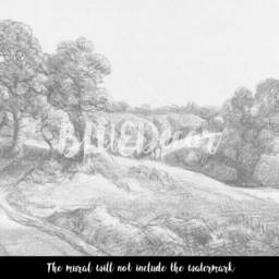 Forest Countryside Wall Mural, Self Adhesive, Peel & Stick, Removable Wallpaper, Classic, Repositionable, Decor, Decal #151 - thumbnail 3