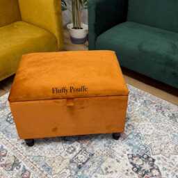Siara Storage Ottoman Footstool Coffee Table Pouffe Bench Chesterfield Declutter Living Space - thumbnail 3