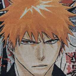 Bleach Anime Woven Tapestry - Ichigo Kurosaki Manga Throw, Soul Society Wall Art - thumbnail 2