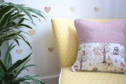 Name Embroidery Is Free Waffle Pique Pillow in Dusty Pink - thumbnail 1