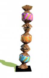 "Original Large Wood Sculpture ""Sweet" - thumbnail 2