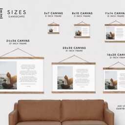 Custom Photo & Poem On Canvas With Wood Poster Hanger - Wedding Pix Gift - Gift For Her - Anniversary Gift-Custom Art - thumbnail 2