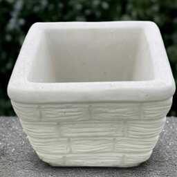 Outdoor Planter Figure Concrete Plant Pot Sculpture Stone Flower Ornament Garden Decor Handmade Art Planter Lover Gift - thumbnail 2