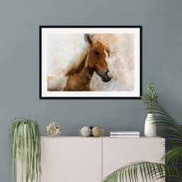 Gift For Horse Lover, Personalised Owner Art, Custom Illustration, Hand Drawn Drawing, Rider, Daughter Gift, Sister - thumbnail 2