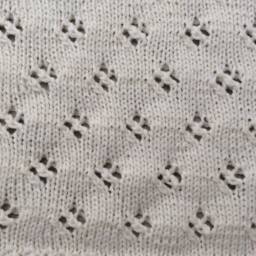 Hand-Knitted Baby Blanket in 100% Pure Merino Wool, Made To Order, Throw - thumbnail 3