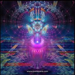 Elios Portal Tapestry Cosmic Mandala Wall Hanging, Shamanic Art - thumbnail 2