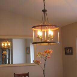 Farmhouse Chandelier/ Craftsman Home/ Rustic Living/ Decor/ Dining Room/ Living Soft Lighting/ Decor - thumbnail 3