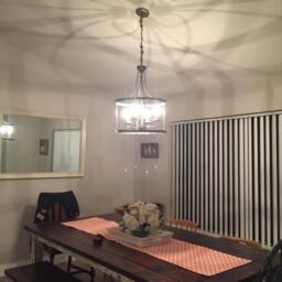 Farmhouse Chandelier/ Craftsman Home/ Rustic Living/ Decor/ Dining Room/ Living Soft Lighting/ Decor - thumbnail 2