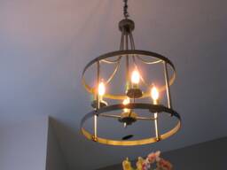 Farmhouse Chandelier/ Craftsman Home/ Rustic Living/ Decor/ Dining Room/ Living Soft Lighting/ Decor