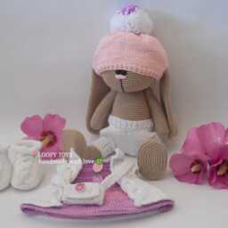 Amigurumi Crochet Bunny Pattern With Clothes - PDF Pattern - thumbnail 3