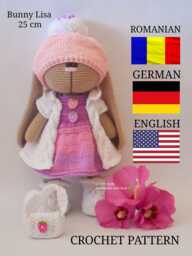 Amigurumi Crochet Bunny Pattern With Clothes - PDF Pattern - thumbnail 1