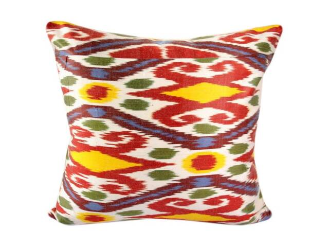 Hand Dyed Ikat Throw Pillows - image 1