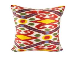 Hand Dyed Ikat Throw Pillows - thumbnail 1