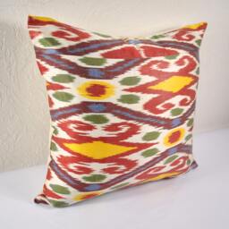 Hand Dyed Ikat Throw Pillows - thumbnail 2