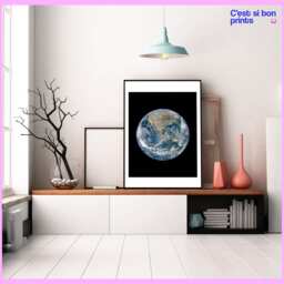 Space - Astronomy Earth 1 Planet Printable Print Decor Photo Wall Art Digital Download - thumbnail 3