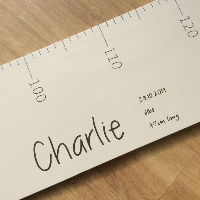 Personalised Height Chart - A Great Way To Record The Growth Of Your Children & Family - image 1