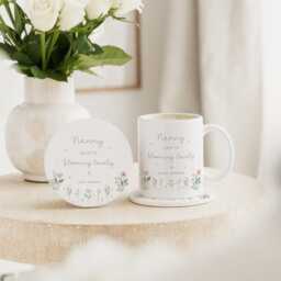 Grandma Gift - For Nanny, Nanna, Nana, Nonna, Birthday Present Mothers Day Ceramic Vase - thumbnail 3