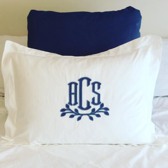 Monogrammed Applique Pillow Sham - image 1