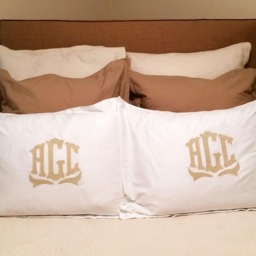 Monogrammed Applique Pillow Sham - thumbnail 3