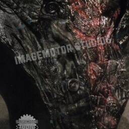 Walking Dead Burned Zombie 11 Scale Life Size Bust - thumbnail 4