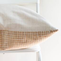 Hand Woven Natural Fiber Faded Color Pillow Cover - thumbnail 3
