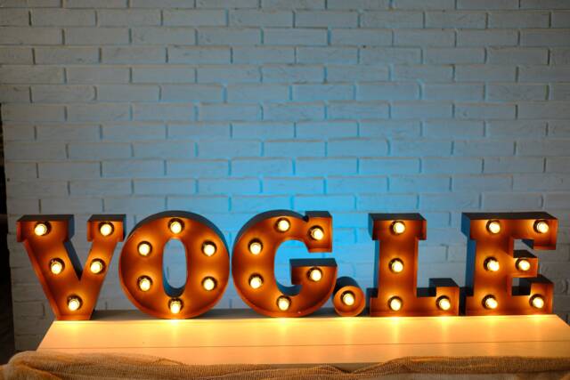 Large Metal Letter. Marquee Wall Decor Sign Large Metal Big Letter Light Up - image 1