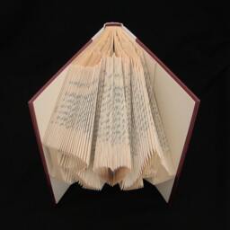 R Heart A 2 Letters With Symbol Love Lovers Wedding Anniversary Gift Folded-Book Art Sculpture - thumbnail 3