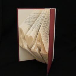R Heart A 2 Letters With Symbol Love Lovers Wedding Anniversary Gift Folded-Book Art Sculpture - thumbnail 2
