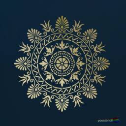 Mandala Stencil , For Walls, Art & Decoration St91 - thumbnail 1