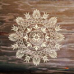 Mandala Stencil , For Walls, Art & Decoration St91 - thumbnail 4