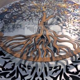 Tree Of Life - Large Metal Wall Art - thumbnail 2