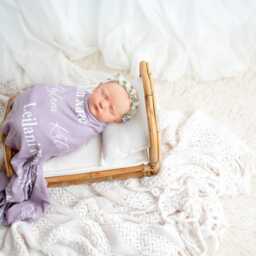 Personalized Baby Name Swaddle Blanket, Gift, Custom Coming Home, Gender Neutral Hospital Shower Js19 - thumbnail 2