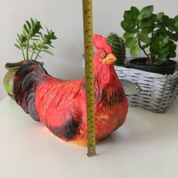 Ceramic Rooster, Painted Sculptures, Handmade Ceramics, Garden Decor, Art Hens, Outdoor Decorations, Hen, Statue - thumbnail 4