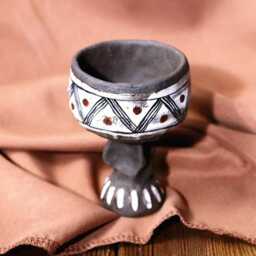 Handmade Boho Ceramic Candle Holders - Geometric Pattern Stands Unique Gift Decor - thumbnail 4