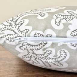 1754. Odila Coral Oat 100% Recycled Cotton Cushion Cover, Various Sizes - thumbnail 3