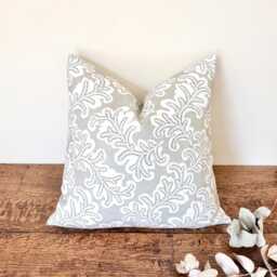 1754. Odila Coral Oat 100% Recycled Cotton Cushion Cover, Various Sizes - thumbnail 1