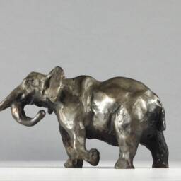 Tiny Giant Iii, Bronze Elephant Sculpture Miniature African Wildlife Art By Kindrie Grove - thumbnail 2
