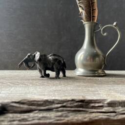 Tiny Giant Iii, Bronze Elephant Sculpture Miniature African Wildlife Art By Kindrie Grove - thumbnail 3