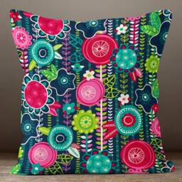 Abstract Pillow Case/Floral Modern Cushion Cover/Rustic Cozy Home Decoration Cover/Housewarming Gift/Gift For Him/Sofa Cover - thumbnail 3