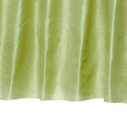 Gooseberry Green Faux Silk Curtain Panels, Art Curtains - Rod Pocket, Grommet, Box Pleat, Three Pinch Tab Top & Plain Ring Top - thumbnail 3