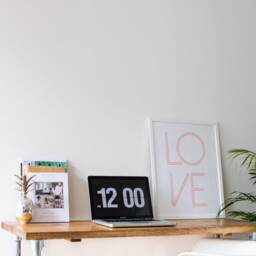 Industrial Style Table/Desk With Steel Legs & Reclaimed Wood Top - thumbnail 3