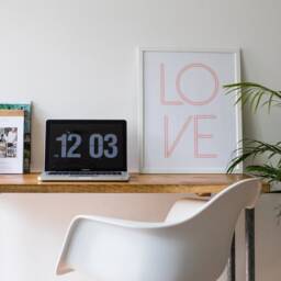 Industrial Style Table/Desk With Steel Legs & Reclaimed Wood Top - thumbnail 4