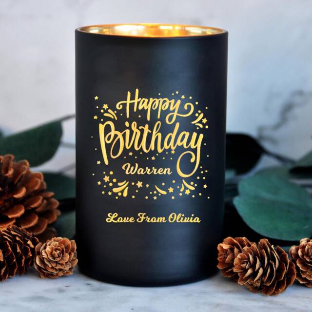 Personalised Candle Coconut Wax Birthday Gifts For Her Custom Gift Up To 40 Hours Burn Time - image 1
