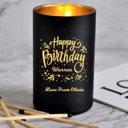 Personalised Candle Coconut Wax Birthday Gifts For Her Custom Gift Up To 40 Hours Burn Time - thumbnail 3