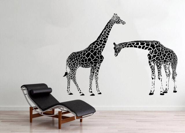 Giraffe Wall Decal Removable Animal Decor For Kids T1424 - image 1