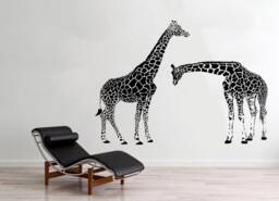Giraffe Wall Decal Removable Animal Decor For Kids T1424 - thumbnail 1